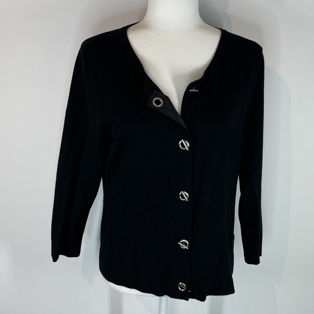 Philosophy Republic Cardigan Sweater with Silver Toggle Closure size Large